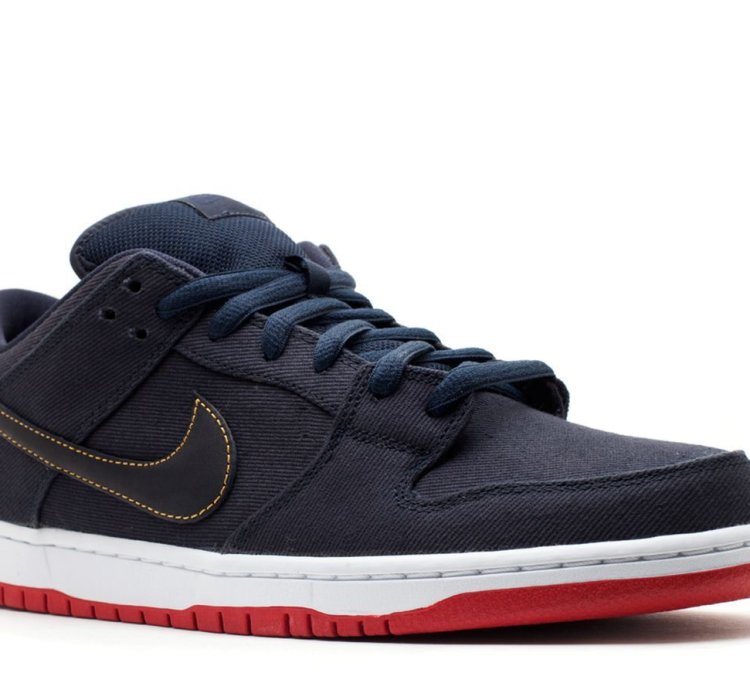 Nike Sb Dunk Low Premium Levi Navy Denim - 573901 447