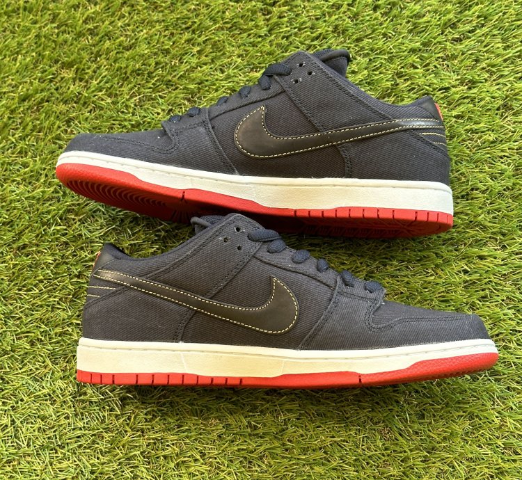Nike Sb Dunk Low Premium Levi Navy Denim - 573901 447