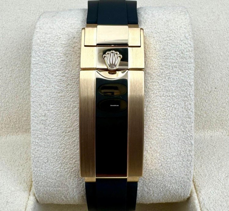 Rolex Daytona 126518ln Yellow Gold Oysterflex Black Diamond Dial Unworn 2024