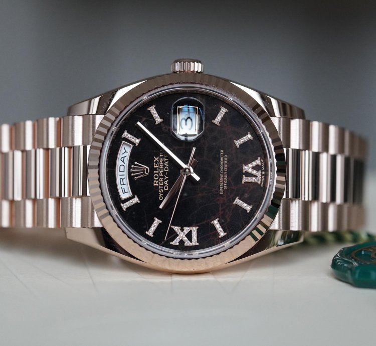 Rolex Day-date 36 Eisenkiesel Dial 36mm 128235-0041