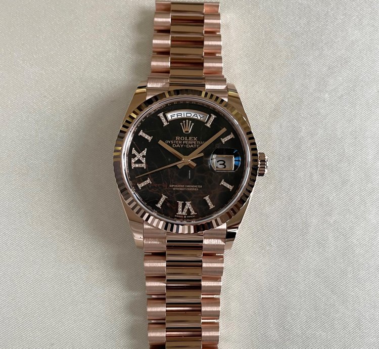 Rolex Day-date 36 Eisenkiesel Dial 36mm 128235-0041