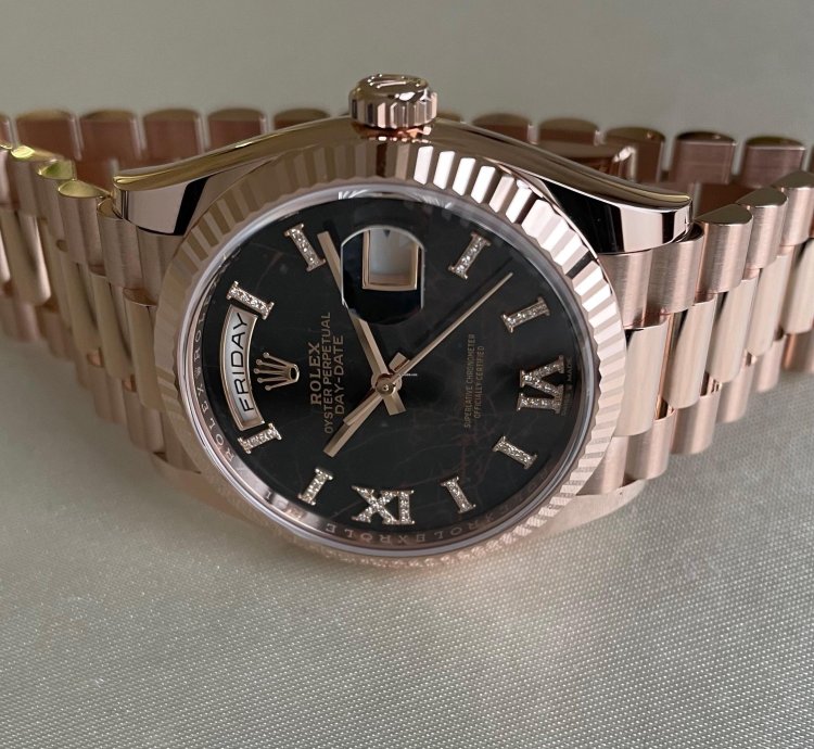 Rolex Day-date 36 Eisenkiesel Dial 36mm 128235-0041