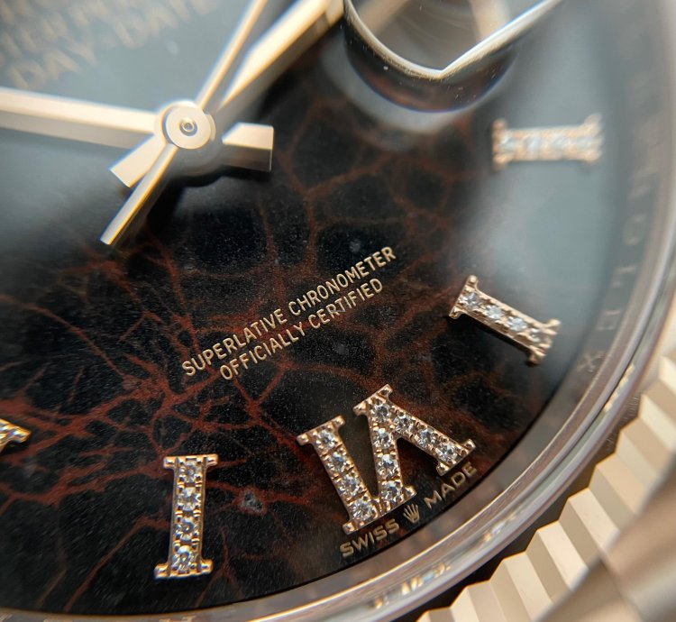 Rolex Day-date 36 Eisenkiesel Dial 36mm 128235-0041