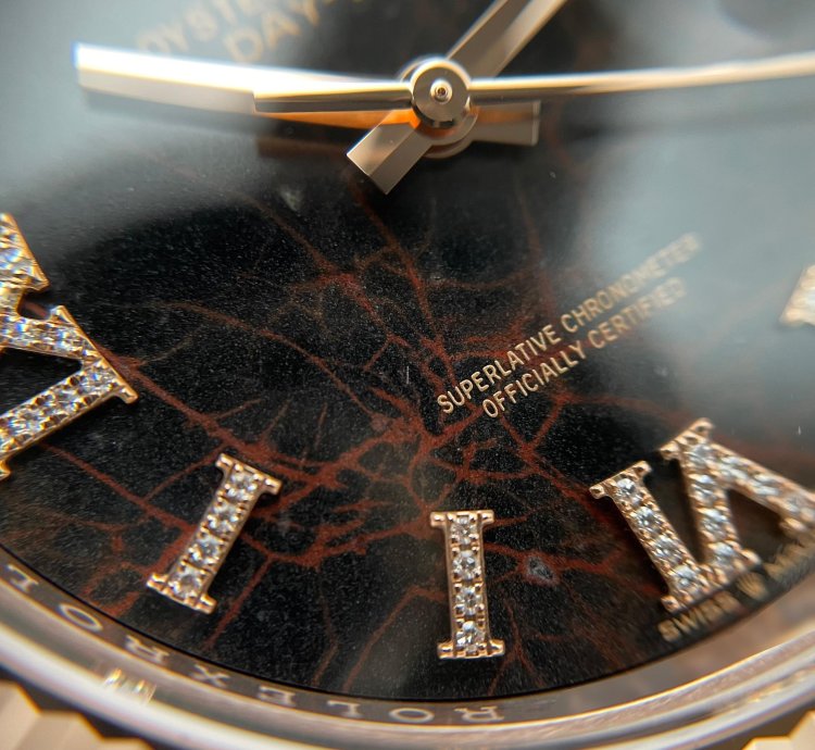 Rolex Day-date 36 Eisenkiesel Dial 36mm 128235-0041