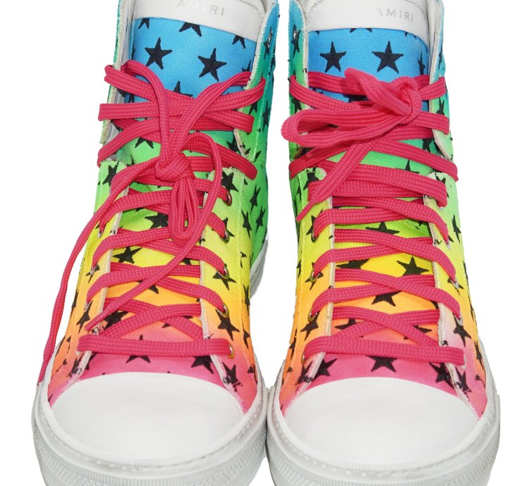 Rainbow Amiri Sunset Vintage Star Sneaker