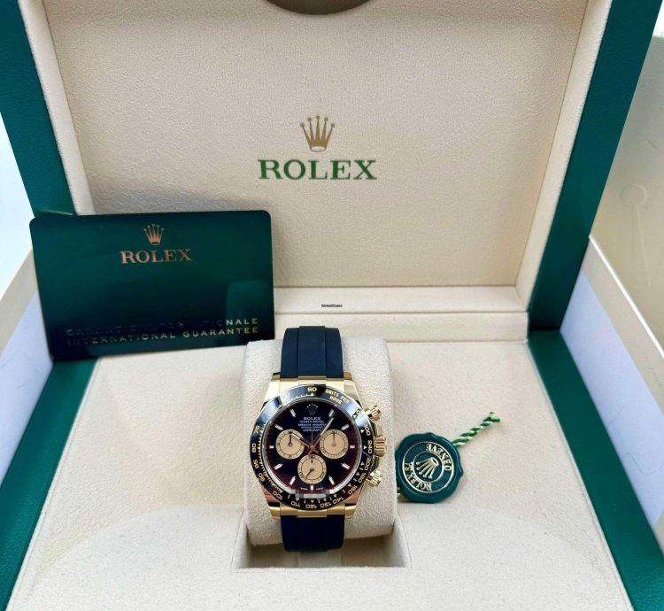 Rolex Daytona 126518ln Yellow Gold Oysterflex Paul Newman Dial Unworn 2024