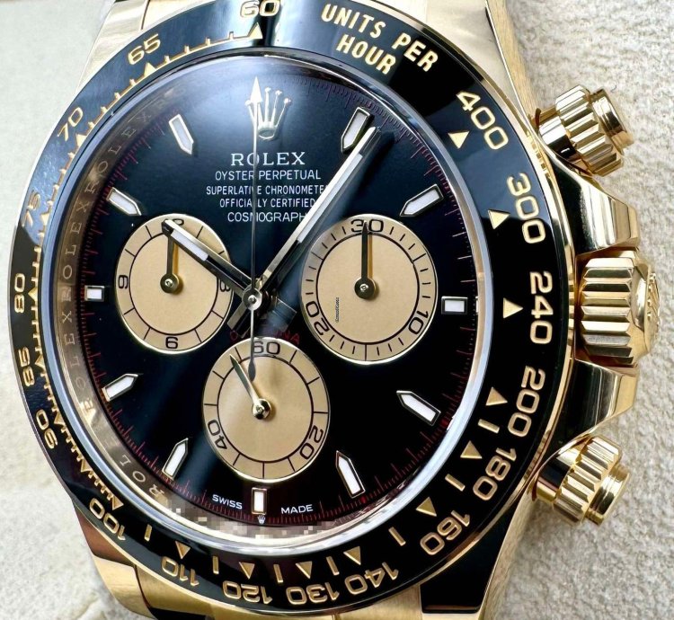 Rolex Daytona 126518ln Yellow Gold Oysterflex Paul Newman Dial Unworn 2024