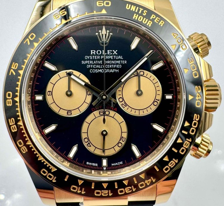 Rolex Daytona 126518ln Yellow Gold Oysterflex Paul Newman Dial Unworn 2024