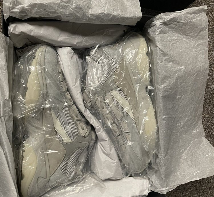 Rare Amiri Bone Runner Grey