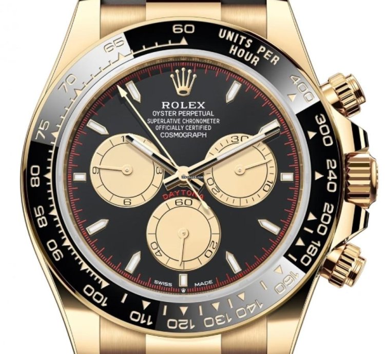 Rolex Daytona 126518ln Yellow Gold Oysterflex Paul Newman Dial Unworn 2024