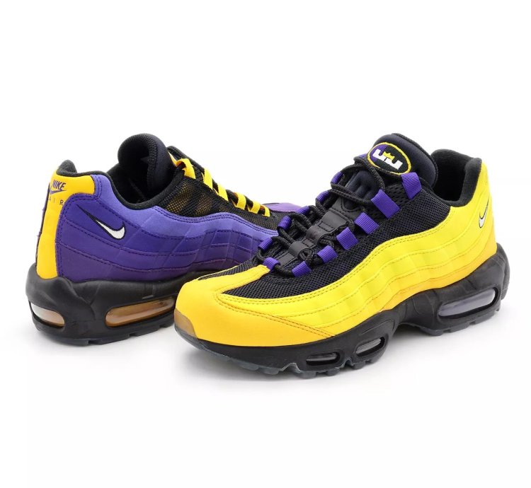 Nike Air Max 95 Nrg Lebron Lakers Amarillo Court Purple Cz3624-001