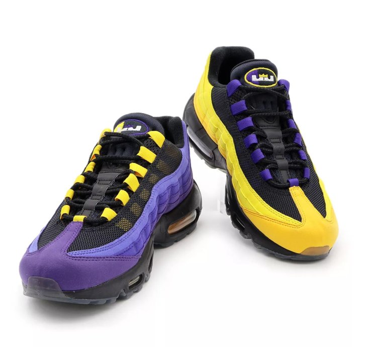 Nike Air Max 95 Nrg Lebron Lakers Amarillo Court Purple Cz3624-001