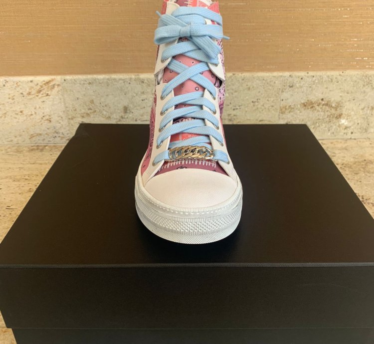 Reconstructed Bandana High Top