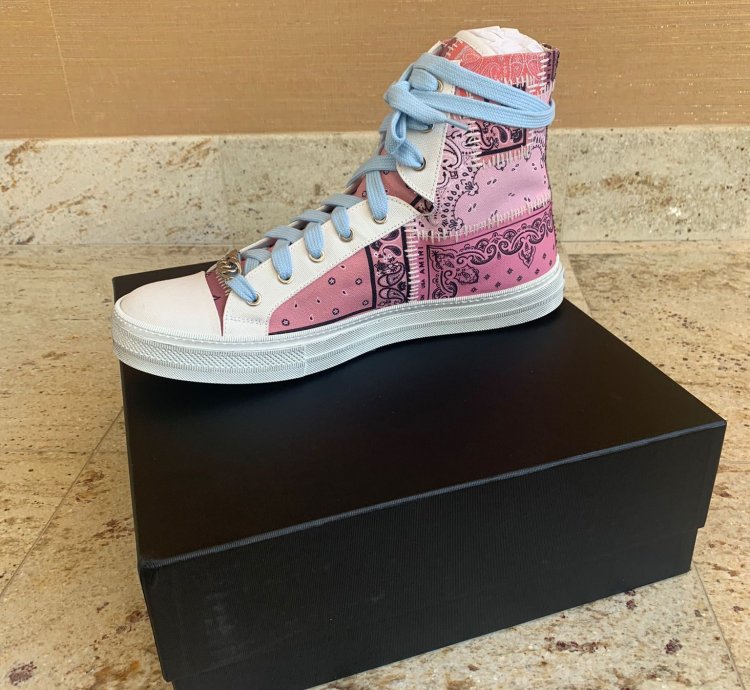 Reconstructed Bandana High Top