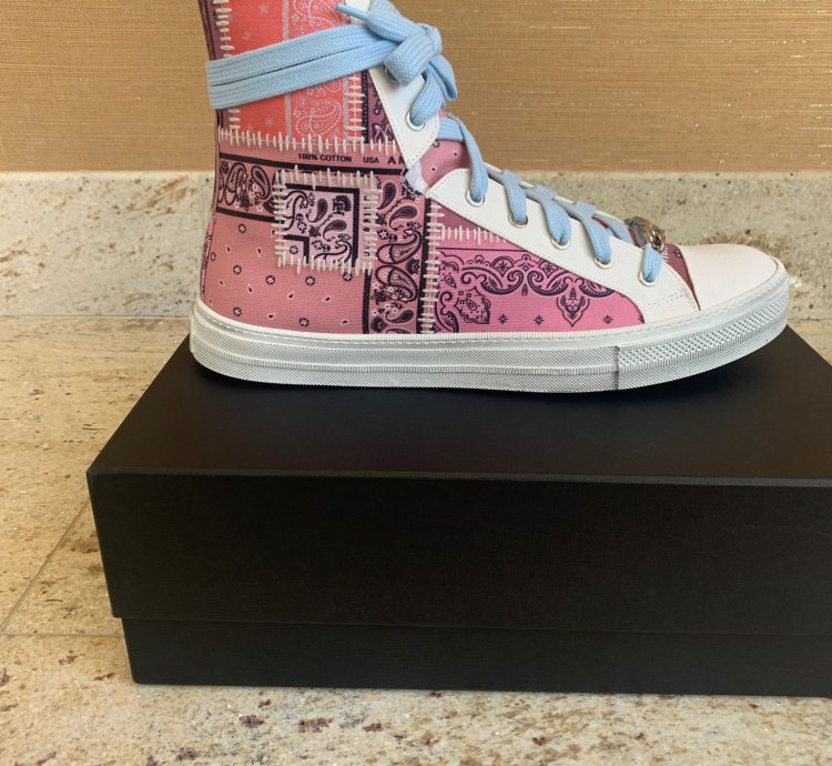 Reconstructed Bandana High Top