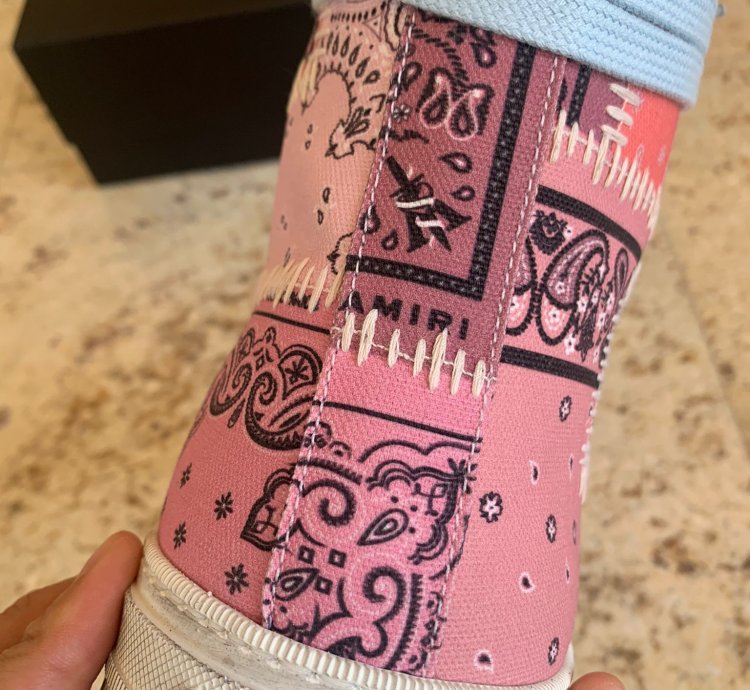 Reconstructed Bandana High Top