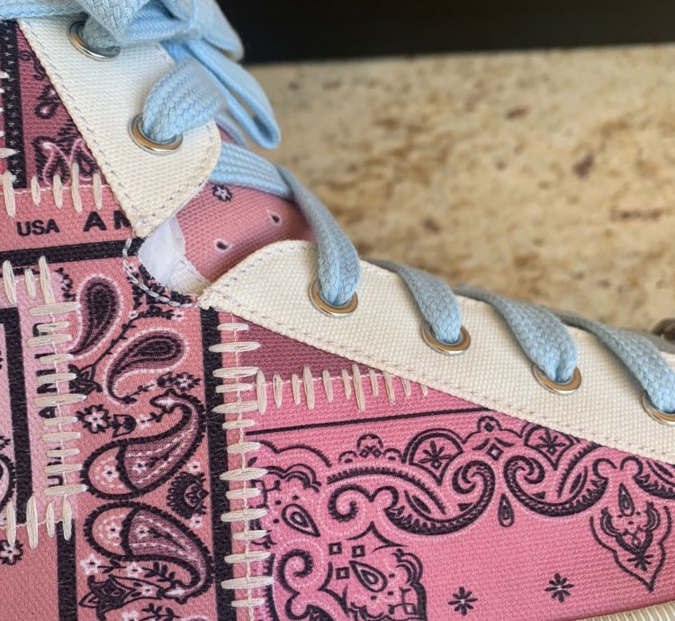 Reconstructed Bandana High Top