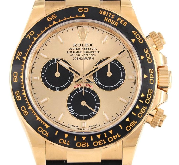 Rolex Daytona 126518ln Yg Automatic Random Number