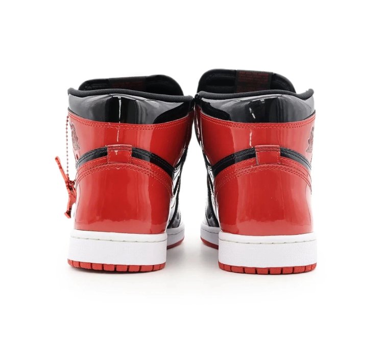 Nike Air Jordan 1 Retro High Og Patent Bred Varsity Red Black 555088-063