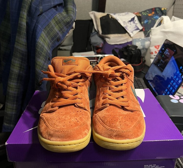 Nike Sb Dunk Low Pro burnt Sunrise Vintagegreen