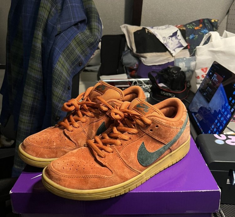 Nike Sb Dunk Low Pro burnt Sunrise Vintagegreen