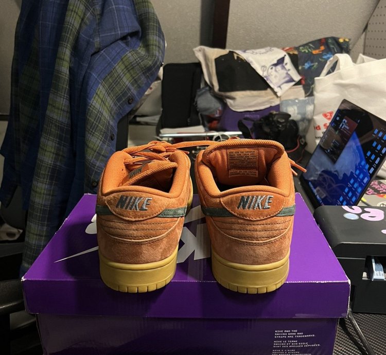 Nike Sb Dunk Low Pro burnt Sunrise Vintagegreen