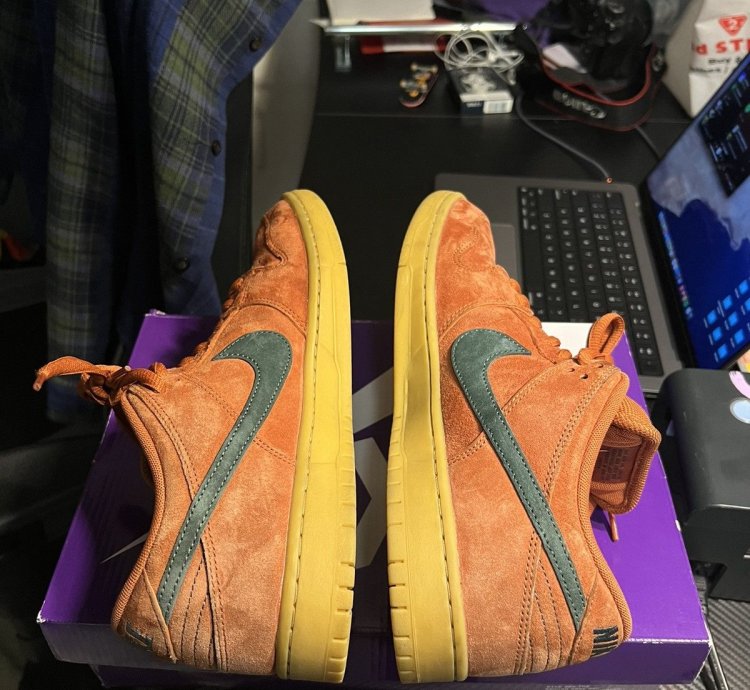 Nike Sb Dunk Low Pro burnt Sunrise Vintagegreen