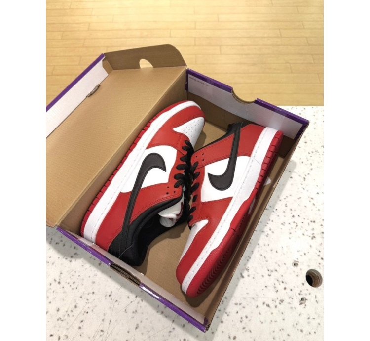 Nike Sb Dunk Low Pro -pack Chicago Varsity Red Black White
