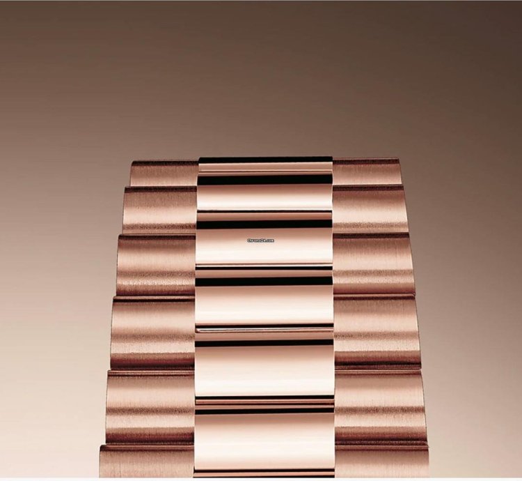 Rolex Day-date 36 Everose Gold Eisenkiesel Dial President Bracelet Fluted Bezel Roman Dial