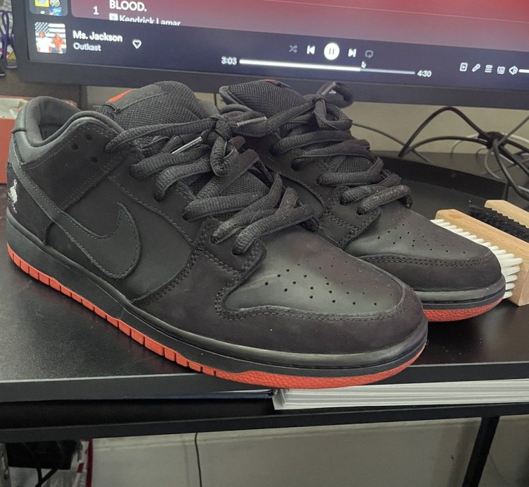 Nike Sb Dunk Low Pro Black Pigeon