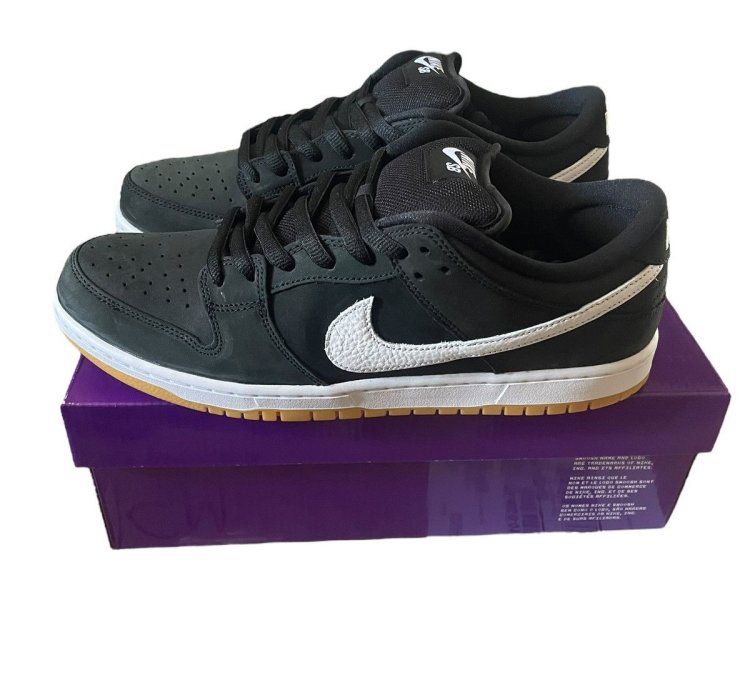 Nike Sb Dunk Low Pro Black White Gum