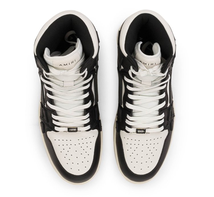 Skel Top Hi Black White Sneakers Size 43