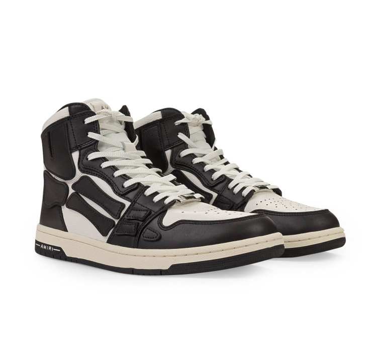 Skel Top Hi Black White Sneakers Size 43