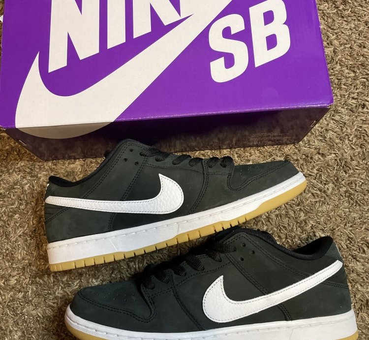 Nike Sb Dunk Low Pro Black White-black