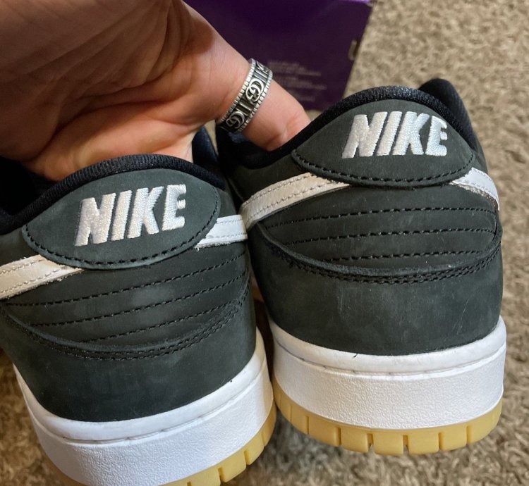 Nike Sb Dunk Low Pro Black White-black