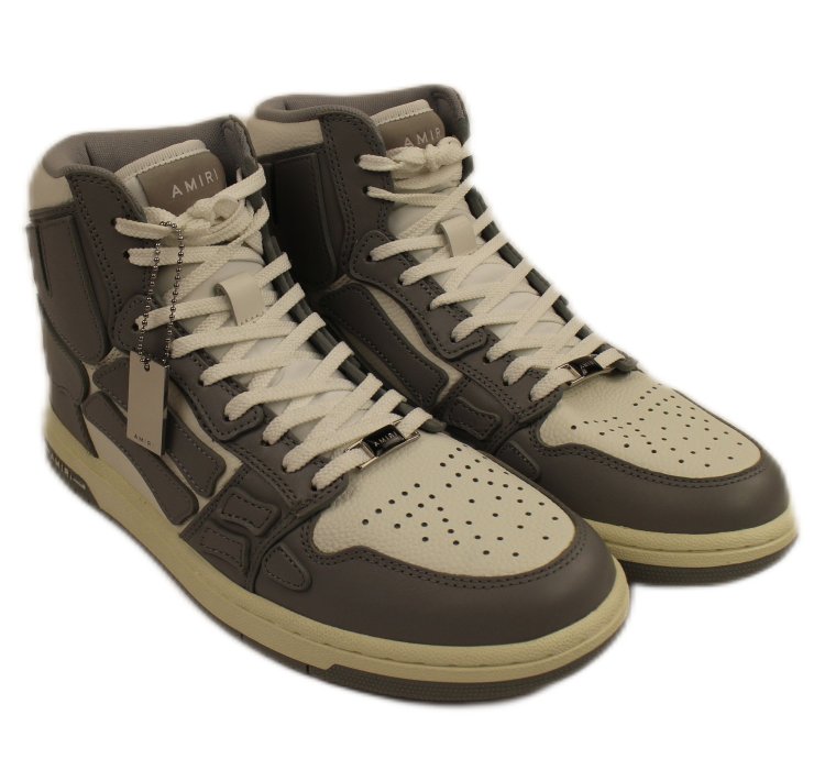 Skel Top Hi Grey White Sneakers Size 44