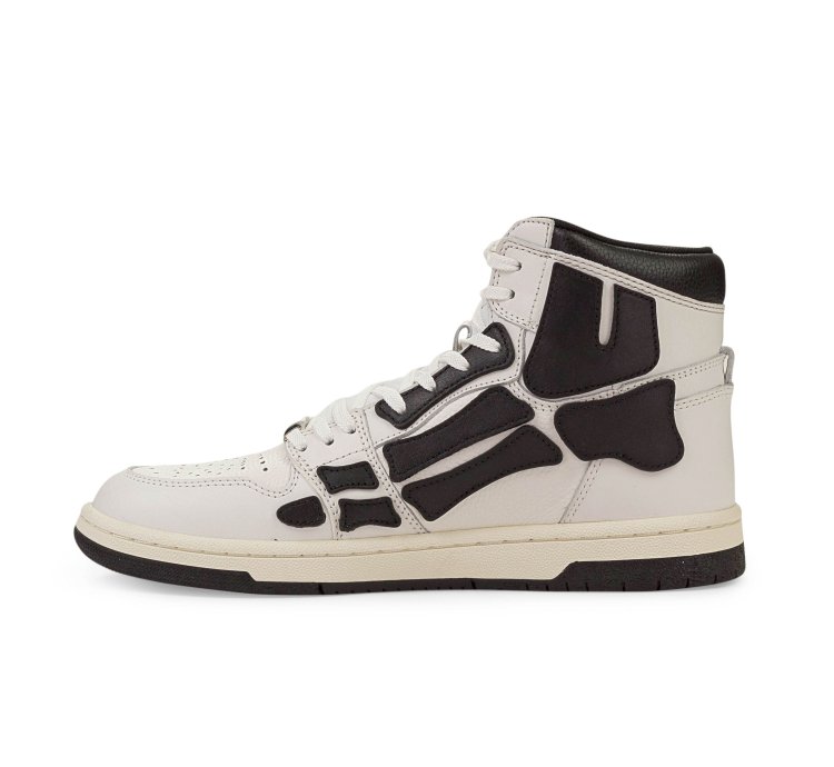 Skel Top Hi White Black Sneakers Size 46