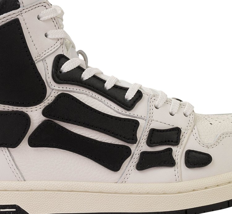 Skel Top Hi White Black Sneakers Size 46