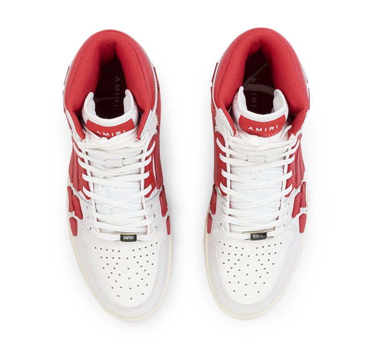 Skel Top Hi White Red Sneakers Size 44