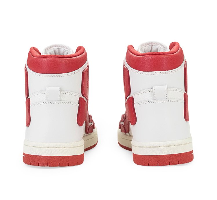 Skel Top Hi White Red Sneakers Size 44