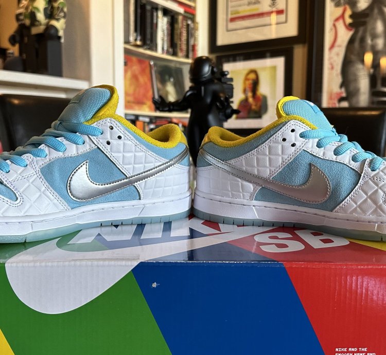 Nike Sb Dunk Low Pro Ftc Lagoon Pulse Dh7687-400 9 5