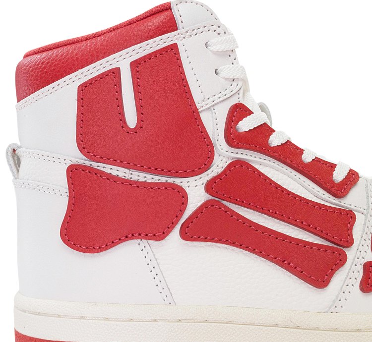Skel Top Hi White Red Sneakers Size 44