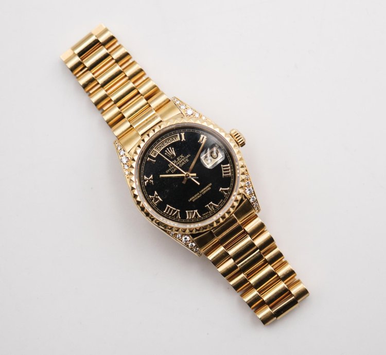 Rolex Day-date 36 Ferrite Dial Day-date 36 Yellow Gold President