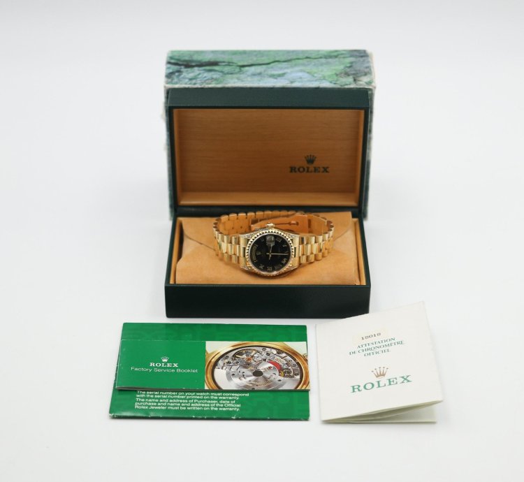 Rolex Day-date 36 Ferrite Dial Day-date 36 Yellow Gold President