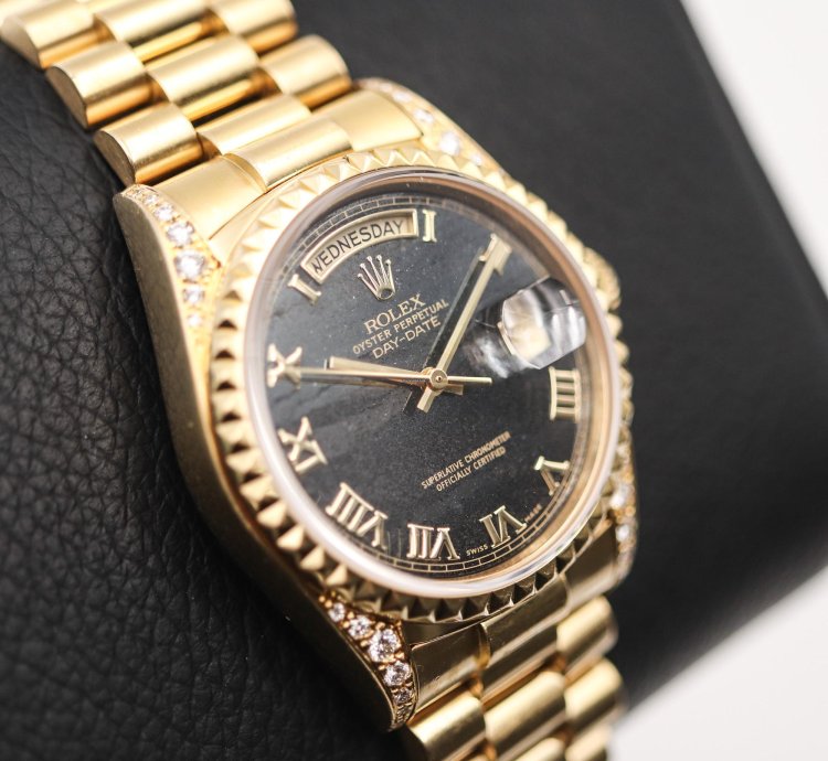 Rolex Day-date 36 Ferrite Dial Day-date 36 Yellow Gold President