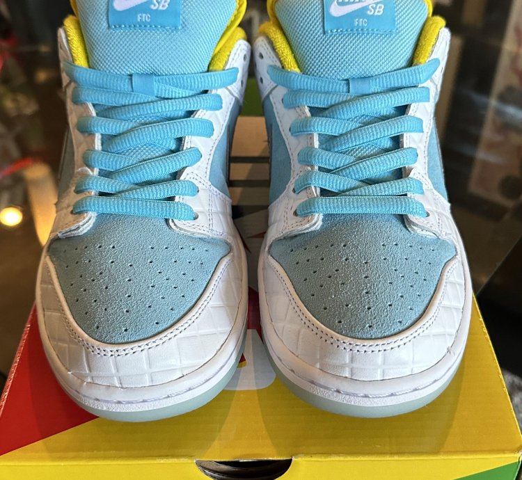 Nike Sb Dunk Low Pro Ftc Lagoon Pulse Dh7687-400 9 5