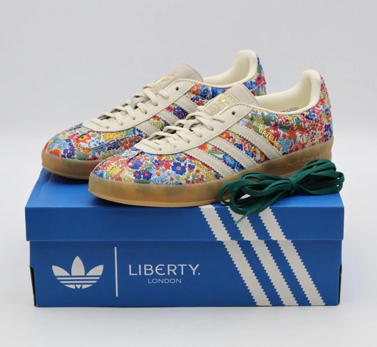 Liberty London Adidas Originals Gazelle Indoor Floral Embroide Jp5309