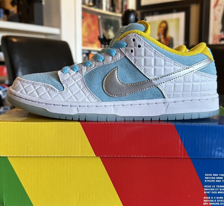 Nike Sb Dunk Low Pro Ftc Lagoon Pulse Dh7687-400 9 5