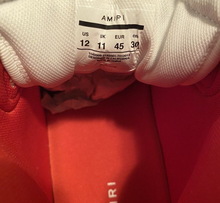 Skel Top High Sneakers In White Red
