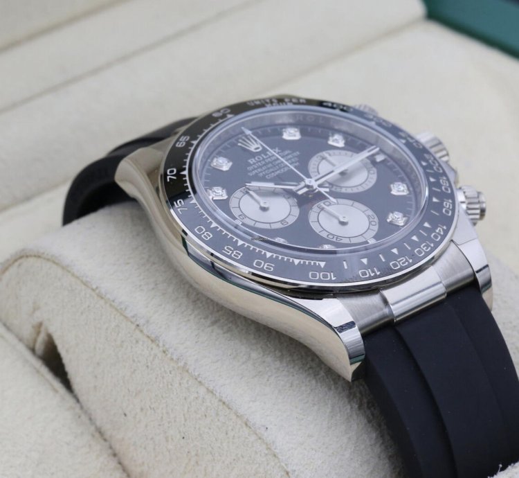 Rolex Daytona 126519ln Diamant Black Diamond Neu 2024 Full Set